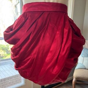 Balmain x H&M Red Mini Skirt